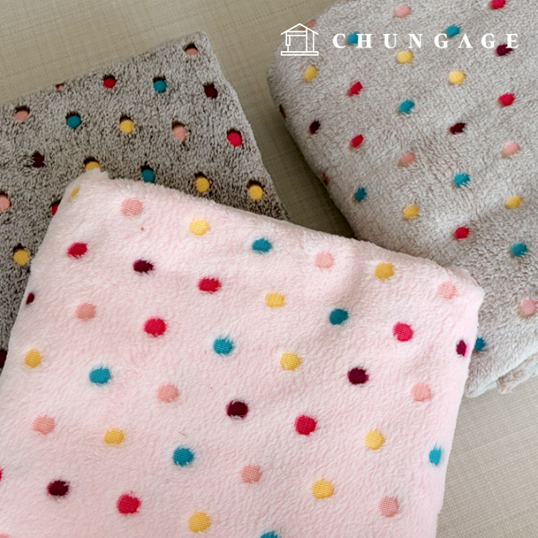 Microfiber Dot Fabric Wide Width Winter Fabric 3 types 9545