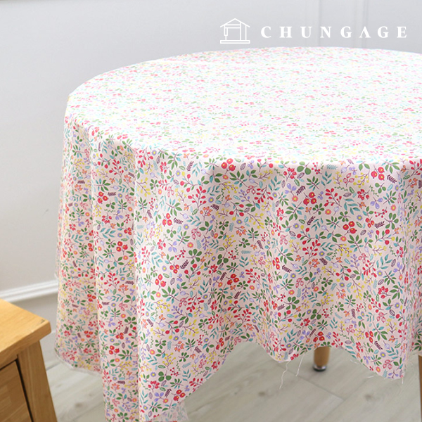 Cotton Flower Patterns Fabric 20 count Molly Flower 3 types 9533