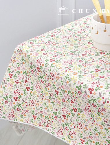 Waterproof Cloth Flower Laminate Waterproof Fabric 20 count Molly Flower 3 types 9536
