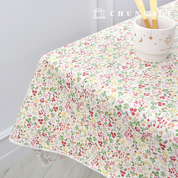 Waterproof Cloth Flower Laminate Waterproof Fabric 20 count Molly Flower 3 types 9536