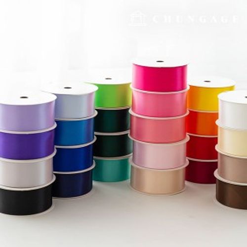 Satin bowknot string package bowknot tape string craft 40mm 25 types 1 yard