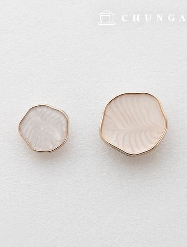 Modern Ivory metal button garment making