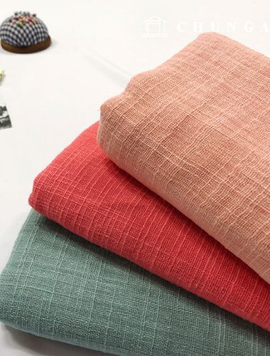 Linen Gauze Fabric Plain Slub Gauze 3 types 1301