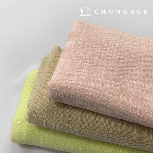 Linen Gauze Fabric Plain Slub Gauze 3 types 1302