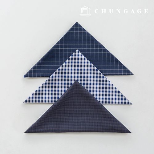 Fabric package Check Span scrap fabric scrap cloth Doll dog clothes making 3 types A 30