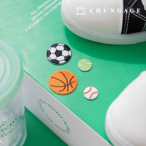 4 types of heat-sealing Wappen sports ball decoration patches