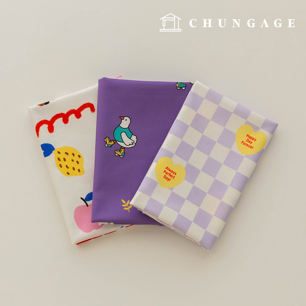 Fabric Package Animal Scrap Fabric Check Fabric Doll Puppy Clothes Making 3 Types 284