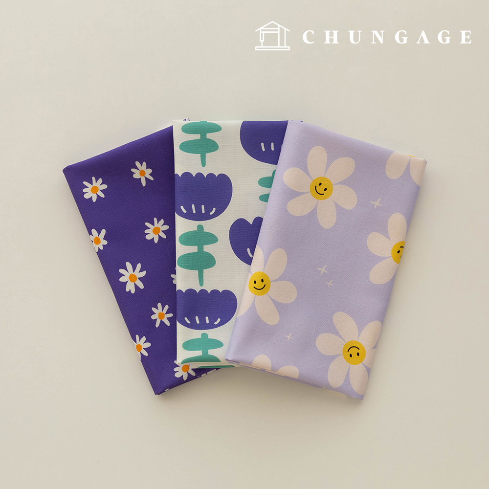 Fabric Package Flower Scrap Fabric Floral Fabric Doll Dog Clothes Making 3 Types 286