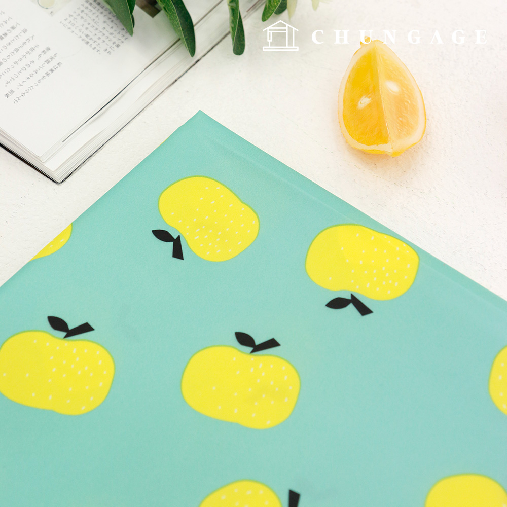 Waterproof Cloth DTP Waterproof Fabric Wide Width Fruit Fabric Mint Yum Yum W061