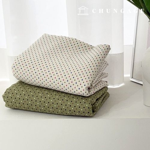 Linen fabric 11 count double-sided fabric wide width 2mm colorful dot 2 types