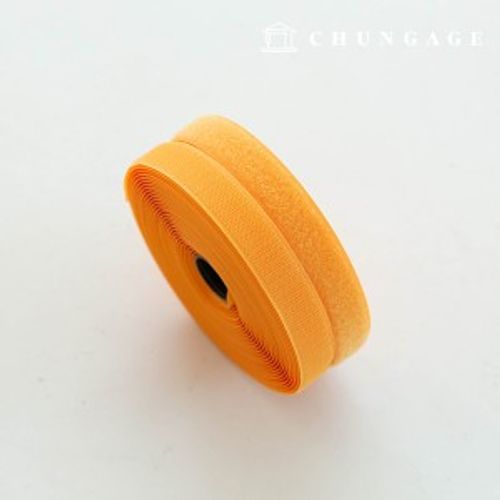 Velcro sticky 10 roll double sided set sewing velcro tape 25mm Orange