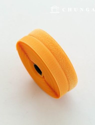 Velcro sticky 10 roll double sided set sewing velcro tape 25mm Orange