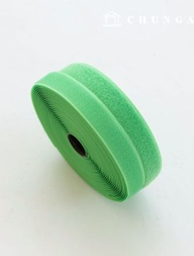 Velcro sticky 10 roll double sided set sewing velcro tape 25mm yellow green