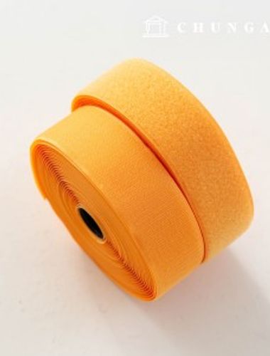 Velcro adhesive 10 roll double sided set sewing velcro tape 50mm Orange