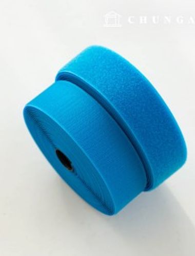 Velcro sticky 10 roll double sided set sewing velcro tape 50mm Blue
