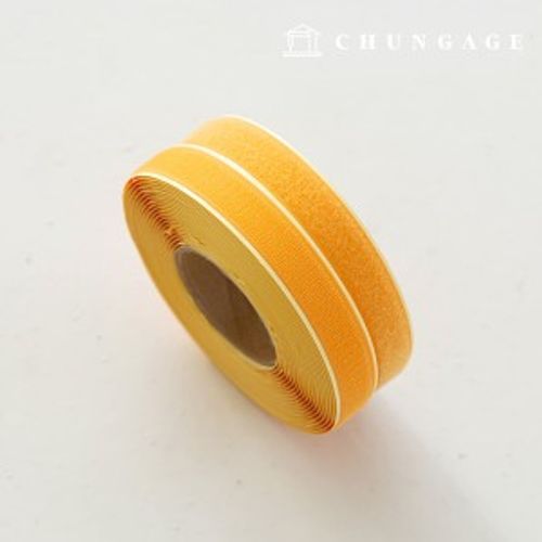 Velcro sticky 10 roll double sided set sticky tape adhesive 25mm Orange