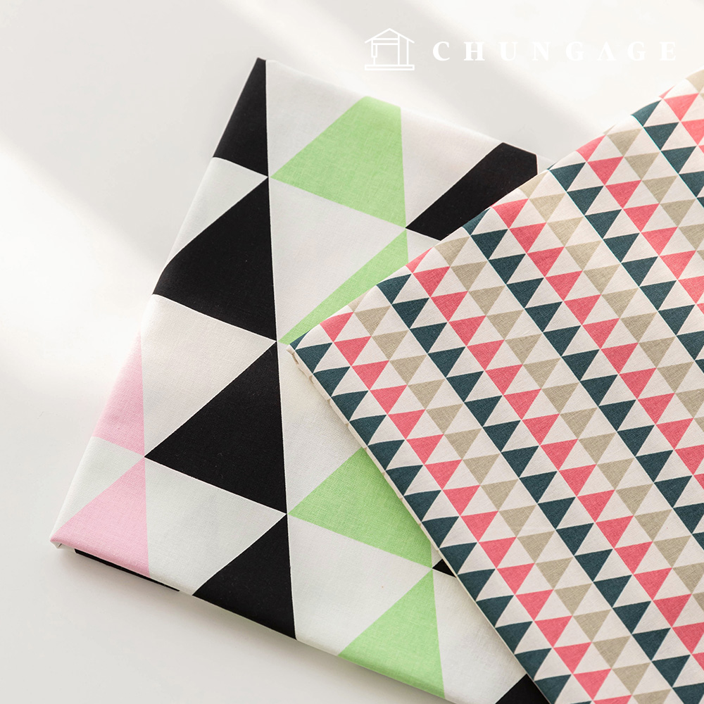 20 count plain weave geometric patterns fabric, Cloyan 2 types