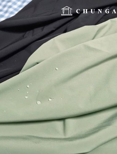 Spandex, Four-way Stretch, Nylon, Water-resistant, Plain (2 types)