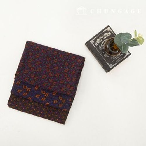 3 types of poly pattern fabric maple leaves