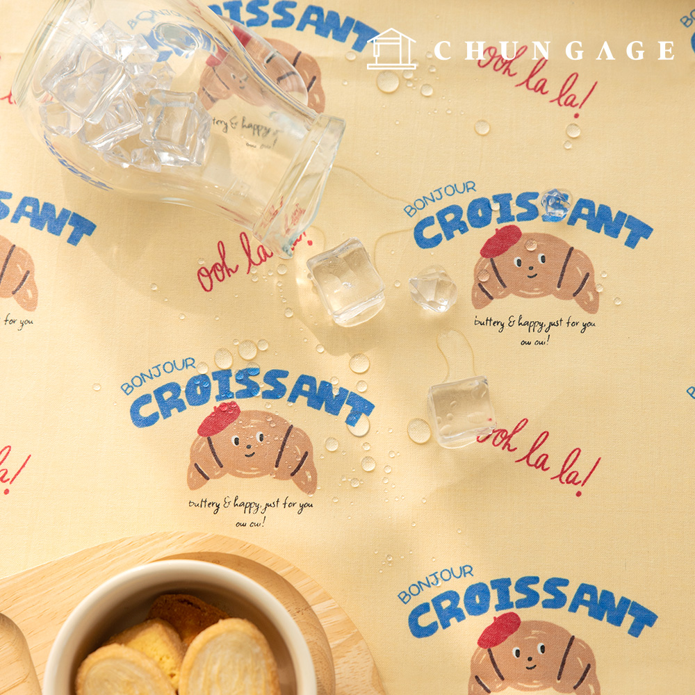 Waterproof Cloth Character Laminated Waterproof Fabric TPU Croissant