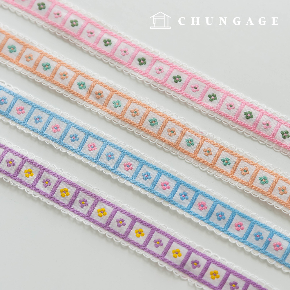 Bowknot Craft Pastel Ladder Flower Bowknot Tape 4 Types