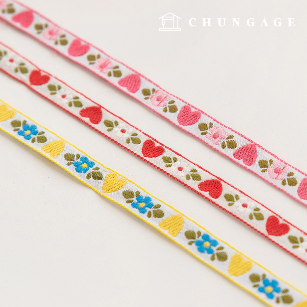 Bowknot Craft Straight Heart Flower Bowknot Tape 3 Types