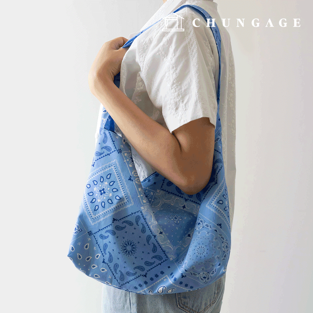 DTPfabric Cotton fabric 20 count Vintage Paisley Fabric Paisley Blue 424