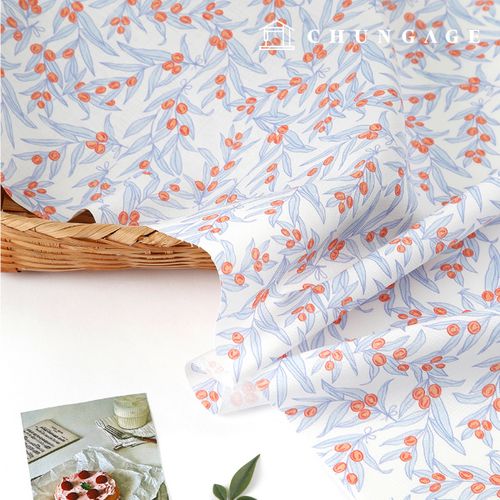 Eco-friendly antibacterial and anti-flame fabric E-DTP cotton 20 count Berry Mood