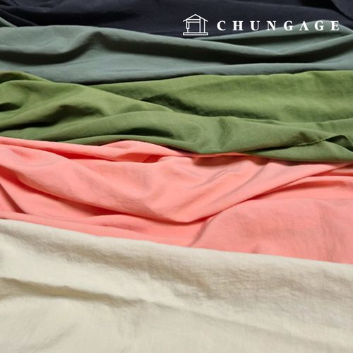 Nylon Fabric Anorak Tasran Windbreak Plain Wide Width Fabric 5 Types of Washers