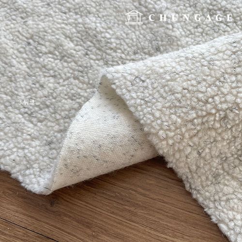 swirly fluffy Wool fabric Wide Width Winter fabric printing 9426