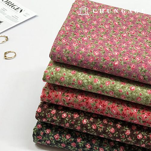 Cotton Floral Patterns Fabric 20 count Imported Style Rose Day S 5 Types 2057