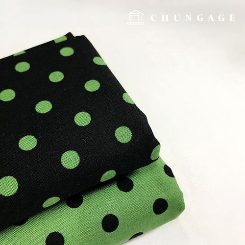 Cotton Fabric 20 Count Dot Fabric 8mm Color Mini Dot 2 Types 2251