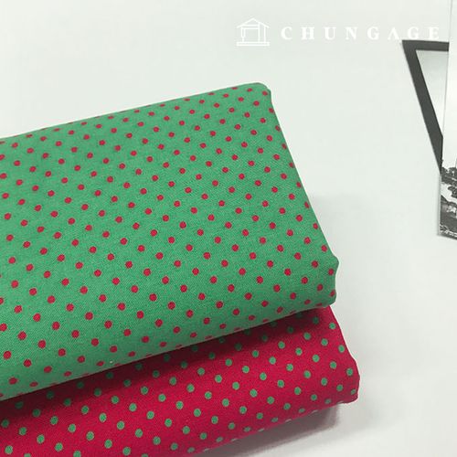 Cotton Fabric 20 Count Dot Fabric 3mm Color Mini Dot 2 Types 2207