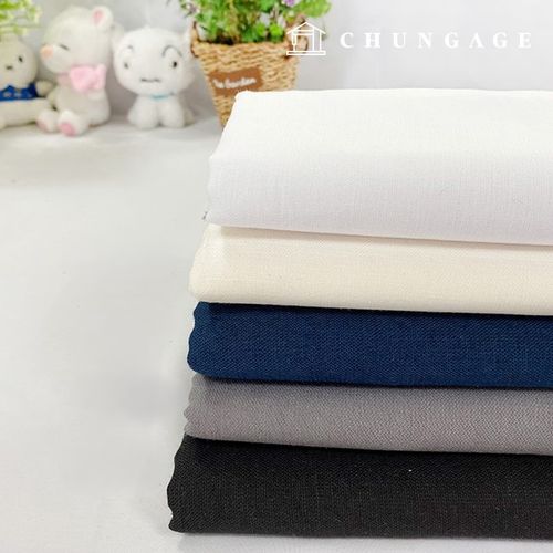 Linen Fabric 40 Count Wide Width Plain 5 Types 9111