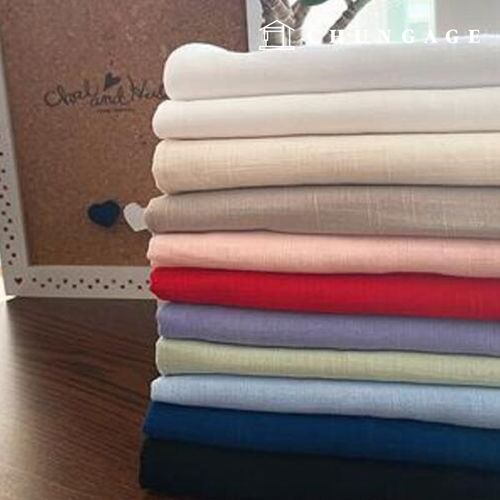 Gauze fabric cotton Plain Wide Width Slub Gauze 11 types 9397