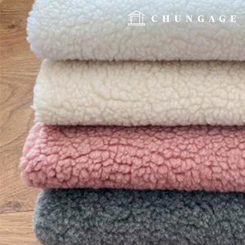 swirly fluffy Wool fabric Wide Width Winter fabric 4 types 9412