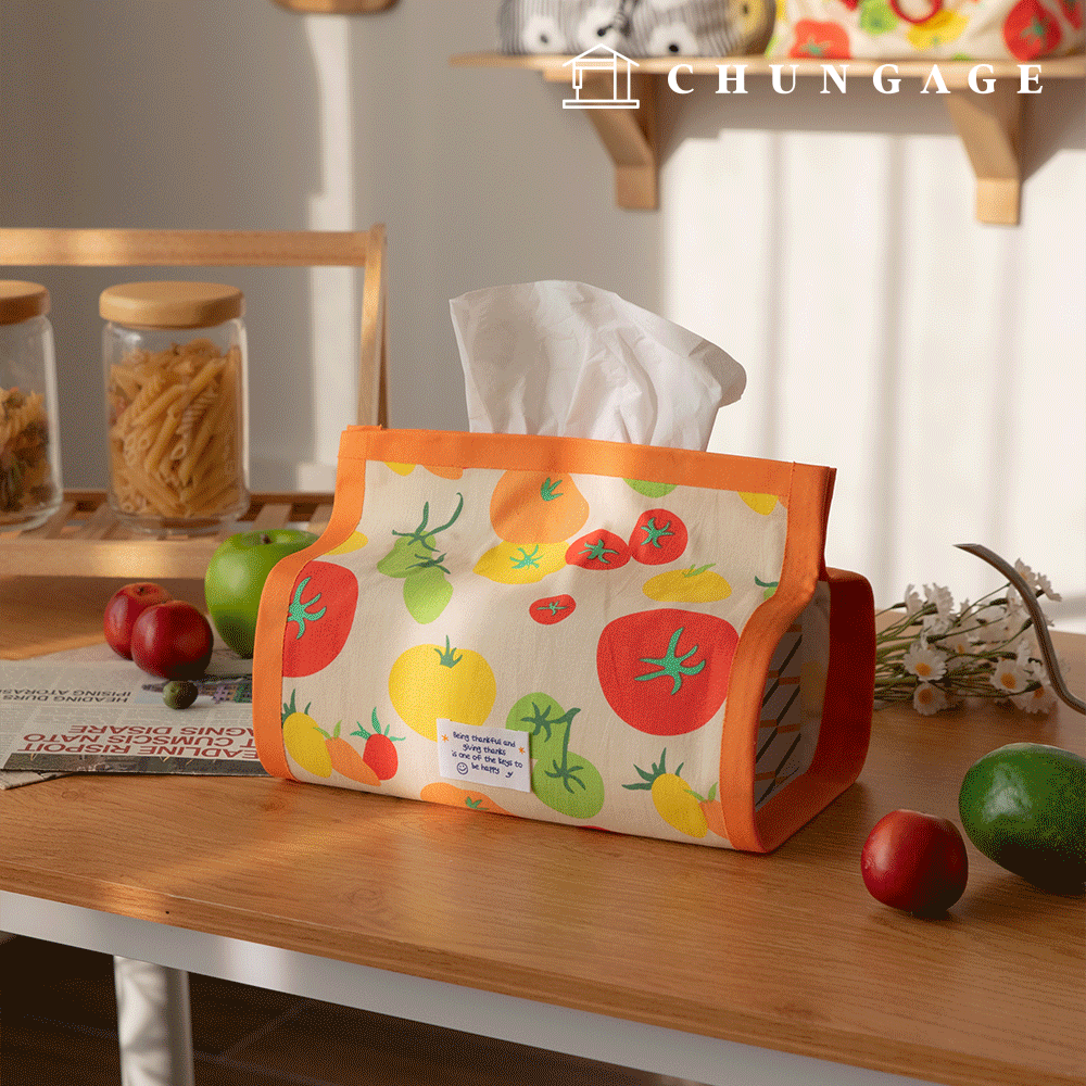 Cotton Oxford fabric fruit pattern tomato Fabric Tomatoya 531