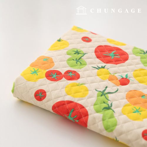 Quilted Fabric cotton Oxford fruit pattern tomato fabric tomato