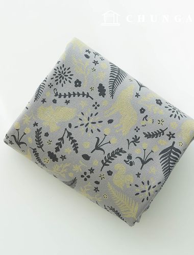 Cotton canvas floral pattern Flower Fabric Wide Width Becco