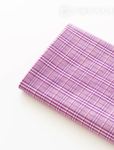 cotton Check Fabric yarn-dyed Check Fabric pale Check 2