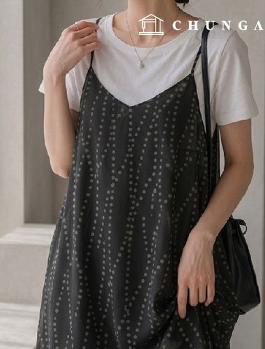 Polyester Chiffon Wide Width Soft Dot Wave Black