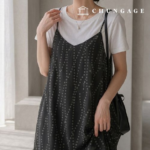 Polyester Chiffon Wide Width Soft Dot Wave Black