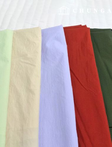 Nylon Anorak, 40 Count Water-Resistant, Lightweight, Windbreak, Plain, Wide Width Fabric, 7 Types