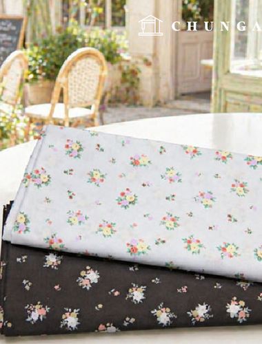 Cotton Fabric DTP Wide Width So Cute Flower 2 Types