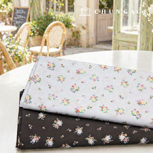 Cotton Fabric DTP Wide Width So Cute Flower 2 Types
