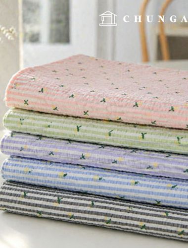 Poly Ripple Wide Width Flower Stripe 5 Types