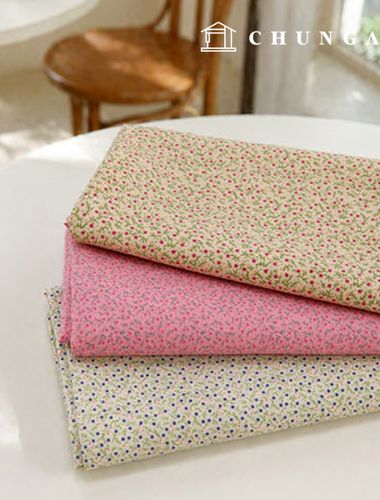 Cotton 40 Count Wide Width Cotton Flower Rain 3-Piece Set