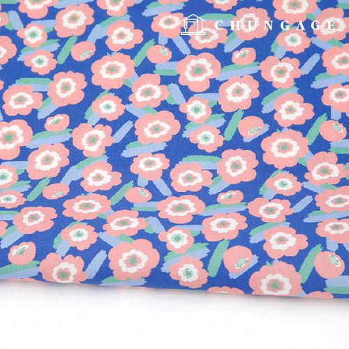 Eco-friendly antibacterial and anti-flammable fabric E-DTP cotton 20 count Art Pansy