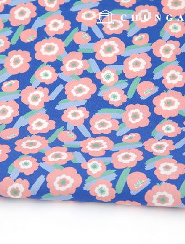 Eco-friendly antibacterial and anti-flammable fabric E-DTP cotton 20 count Art Pansy