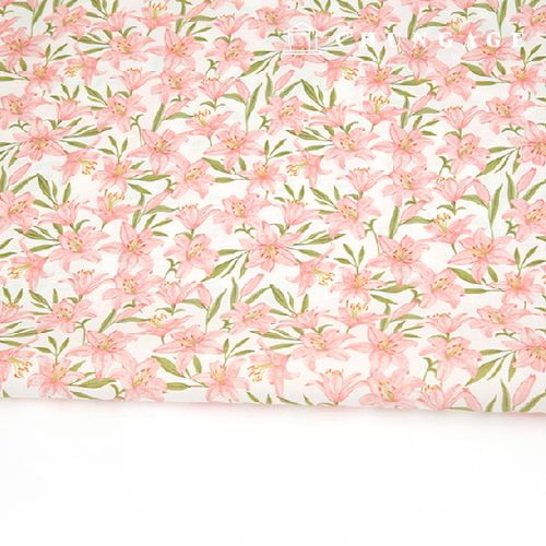 Eco-friendly antibacterial and anti-flame fabric E-DTP cotton 20 count Pink Lillian